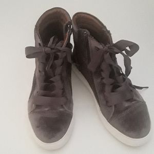 Steve Madden Ladies Velvet High Top Sport Shoes